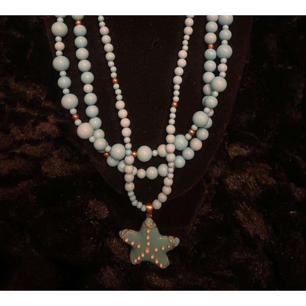 Starfish beaded necklace